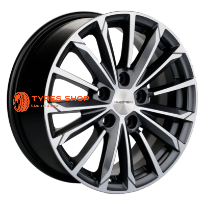 Khomen Wheels 6,5x16/5x112 ET41 D57,1 KHW1611 (Passat) Gray-FP