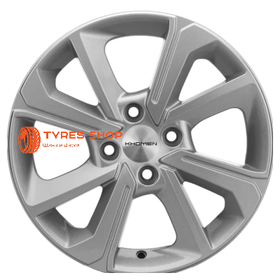 Khomen Wheels 6x15/4x100 ET50 D60,1 KHW1501 (Vesta до 2024г.) F-Silver