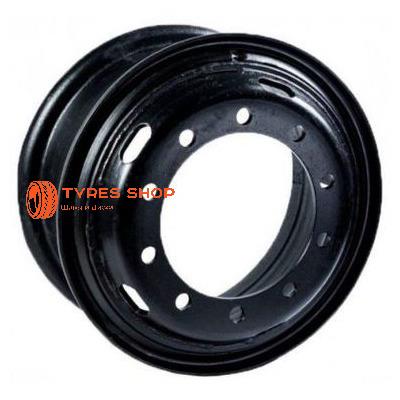 Kronprinz 7x20/10x335 ET145,5 D281 M22 Black (53205-3101012-10) (12 мм) КАМАЗ 53205 и его мод.,прицепы Нефаз (под камеру) 2 500 кг