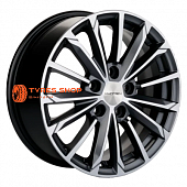 Khomen Wheels 6,5x16/5x112 ET46 D57,1 KHW1611 (Octavia A7) Gray-FP