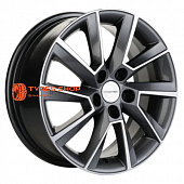 Khomen Wheels 6x15/5x100 ET38 D57,1 KHW1507 (Rapid/Fabia) Gray-FP
