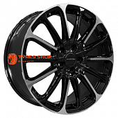 Khomen Wheels 7,5x19/5x108 ET47 D60,1 KHW1910 (Chery Tiggo 8 (Pro/Pro Max)) Black-FP