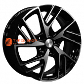 Khomen Wheels 6,5x17/5x114,3 ET45 D54,1 KHW1722 (Coolray) Black-FP