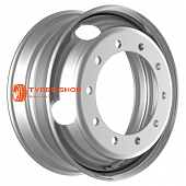 Kronprinz 7,5x22,5/10x335 ET152,2 D281 M22 Silver (RZB15107OE) (12,8 мм) КАМАЗ-65115, Автобусы ЛАЗ, ЛИАЗ 3 250 кг внеш.