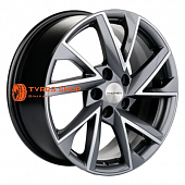 Khomen Wheels 7x17/5x110 ET46 D63,3 KHW1714 (Changan CS35/CS35 Pro) Gray-FP