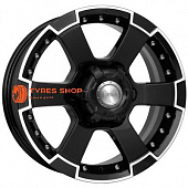 K&K 7x16/6x139,7 ET30 D106,1 M56 (КС593) Алмаз черный