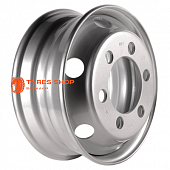 ZEPP 6,75x19,5/6x222,25 ET145 D164 B19DS44,4 Sil (YZ) (12 мм) под футорку