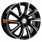 Khomen Wheels 6x15/5x100 ET40 D57,1 KHW1507 (Polo) Black-FP