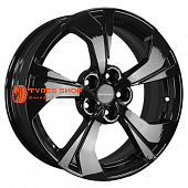 Khomen Wheels 7x17/5x114,3 ET48 D67,1 KHW1724 (JAC J7) Black